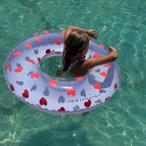 Swim Essentials - Inflatable Swim Ring - Sweet Hearts 90cm