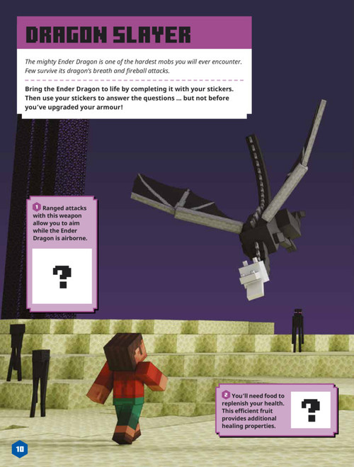 Minecraft Character Creator Sticker Book