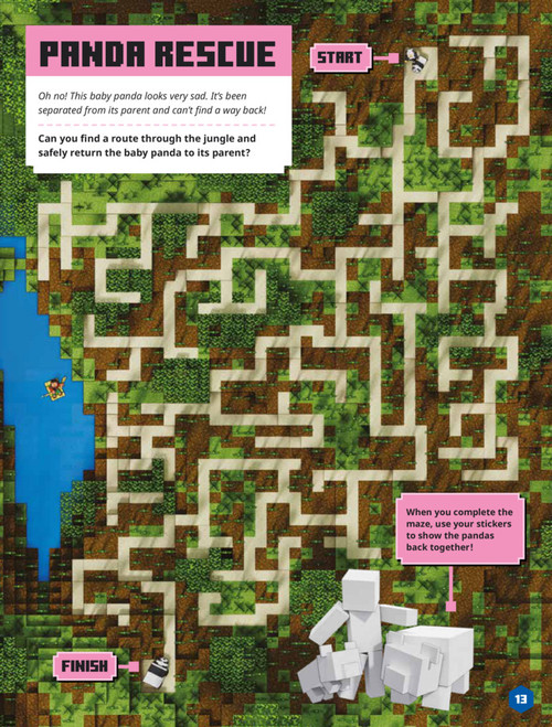 Minecraft Character Creator Sticker Book