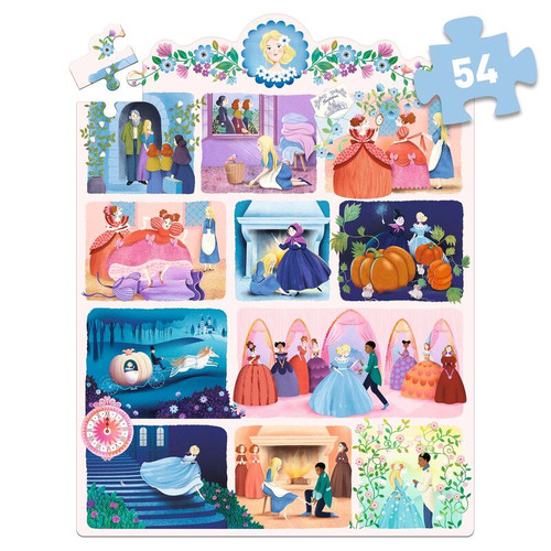 Djeco - The Cinderella Story Puzzle - 54pc Djeco - The Cinderella Story Puzzle - 54pc