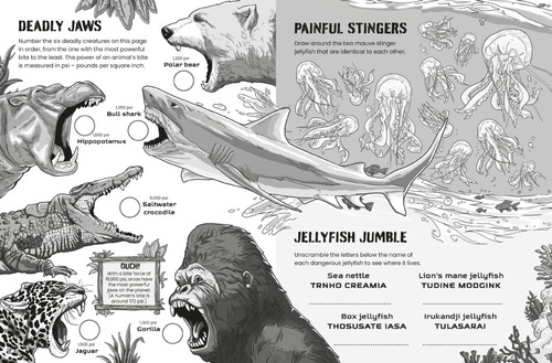 Usborne - Deadly Animal Puzzle Book