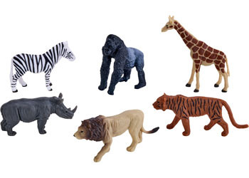 Mojo - African Wildlife Animals 12pc Tube