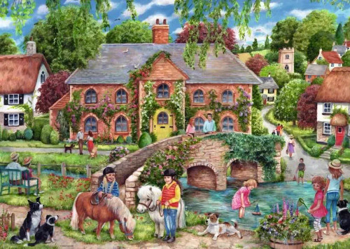 Ravensburger 1000pc - Village Life Puzzle