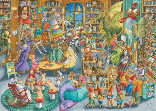 Ravensburger 1000pc - Midnight at the Library Puzzle