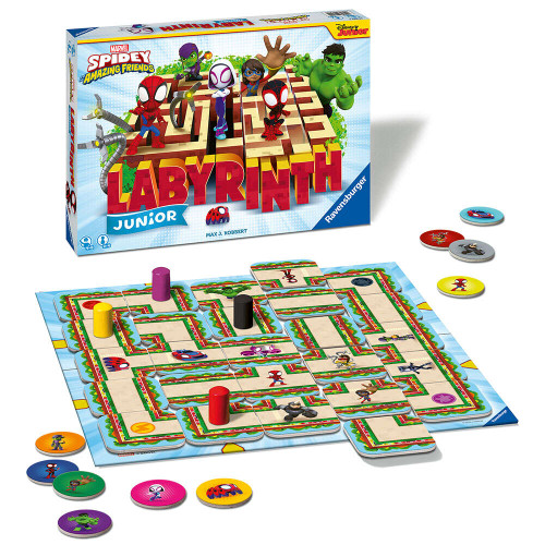 Ravensburger - Spidey and His Amazing Friends Labyrinth Junior Board Game