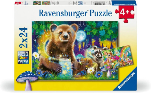 Ravensburger 2x24pc - Loving Woodland Friends Puzzle
