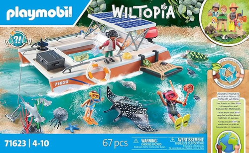 Playmobil Wiltopia -  Great Barrier Reef Examination 71623**Slight Box Damage**