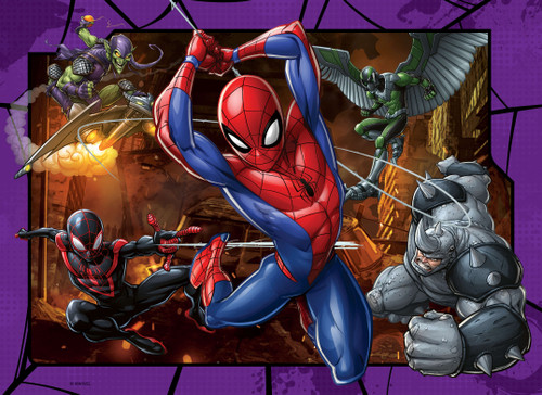 Ravensburger 4x100pc - Marvel Spider-Man Bumper Pack Puzzles