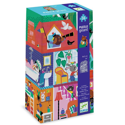 Djeco - The Little Buddies Giant Puzzle - 36pc