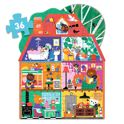 Djeco - The Little Buddies Giant Puzzle - 36pc