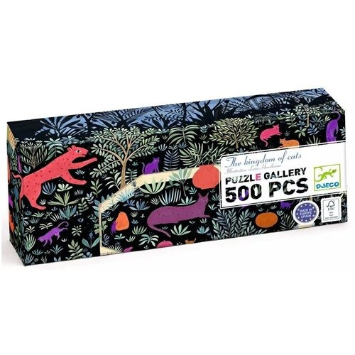 Djeco - The Kingdom of Cats Gallery Puzzle - 500pce