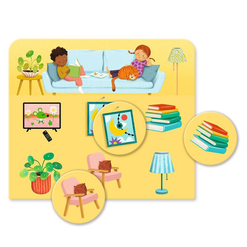 Djeco - The House Loto Game - 30pc