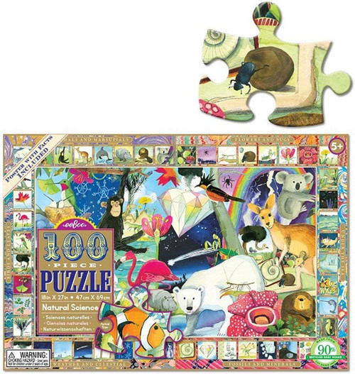 eeBoo 100pc - Natural Science puzzle eeBoo 100pc - Natural Science puzzle