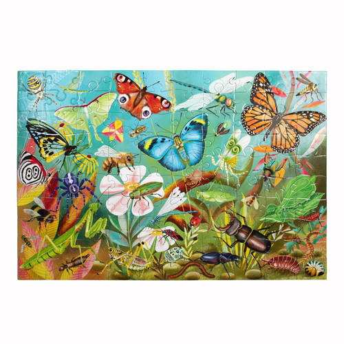 eeBoo 100pc - Love of Bugs Puzzle