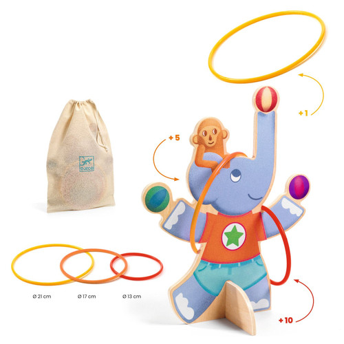 Djeco - Oola Hoop Ring Toss Game