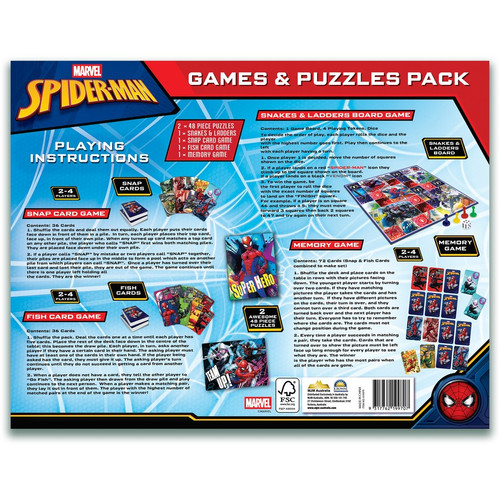 Spider-Man Games & Puzzles Pack