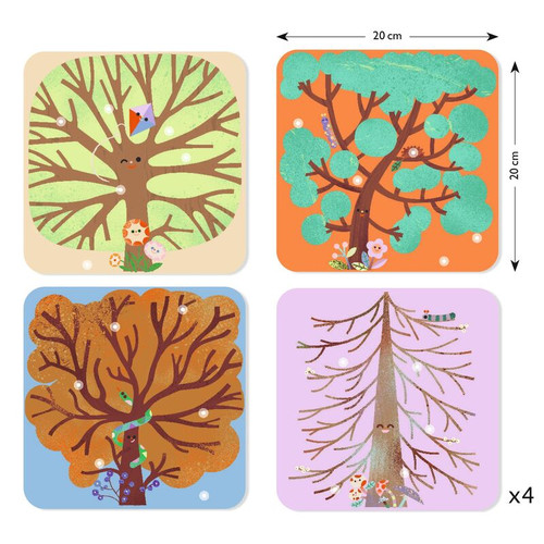 Djeco - Through the Seasons Collage Set