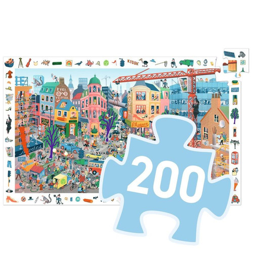 Djeco - The City Observation Puzzle 200pc