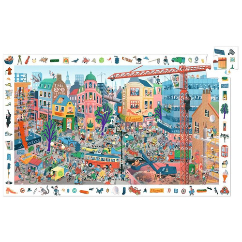 Djeco - The City Observation Puzzle 200pc