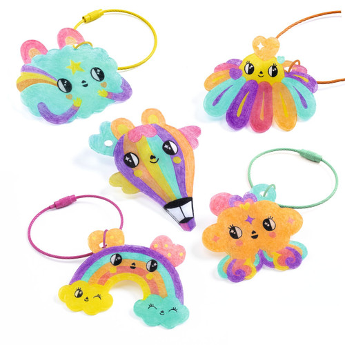 Djeco - Artistic Plastic - Kawaii Keychain