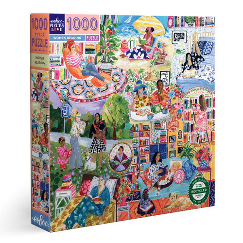 eeBoo 1000pc - Women Reading Puzzle