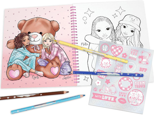 TOPModel - Team Teddy Colouring Book