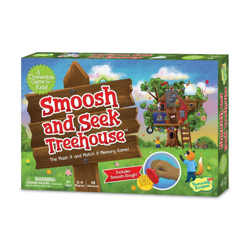 Peaceable Kingdom - Smoosh and Seek Treehouse Cooperative Board Game