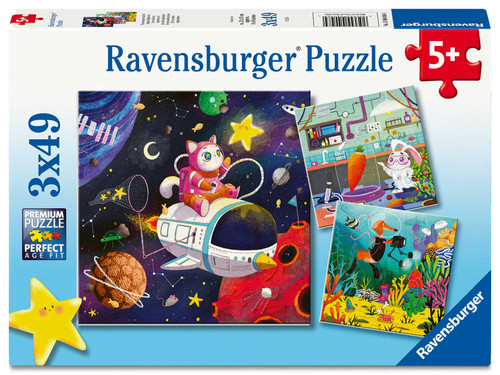 Ravensburger 3x49pc - Animal Explorers Puzzle