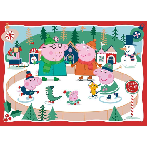 Ravensburger 24pc - Peppa Pig Christmas Giant Floor Puzzle