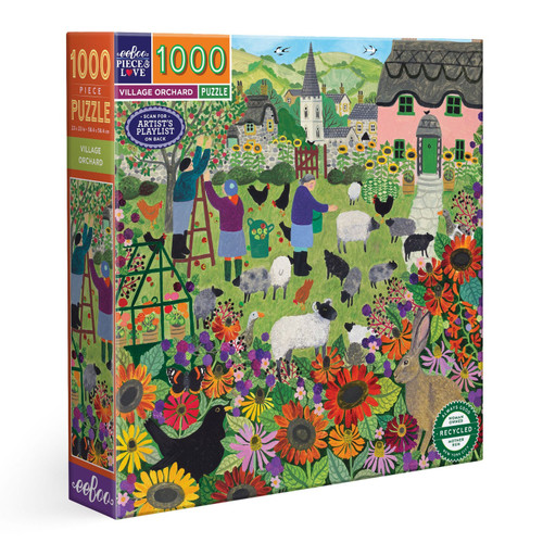 ユウ eeBoo 1000pc - Village Orchard Puzzle | Discount Toy Co