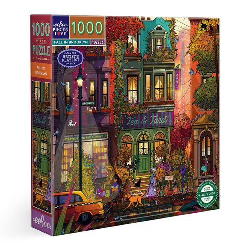 eeBoo 1000pc - Fall in Brooklyn Puzzle