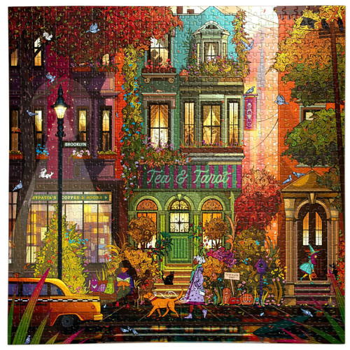 eeBoo 1000pc - Fall in Brooklyn Puzzle eeBoo 1000pc - Fall in Brooklyn Puzzle