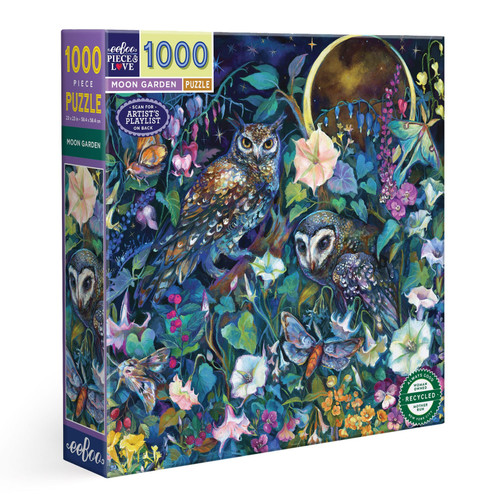 eeBoo 1000pc - Moon Garden Puzzle
