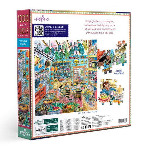 eeBoo 1000pc - Victorian Kitchen Puzzle