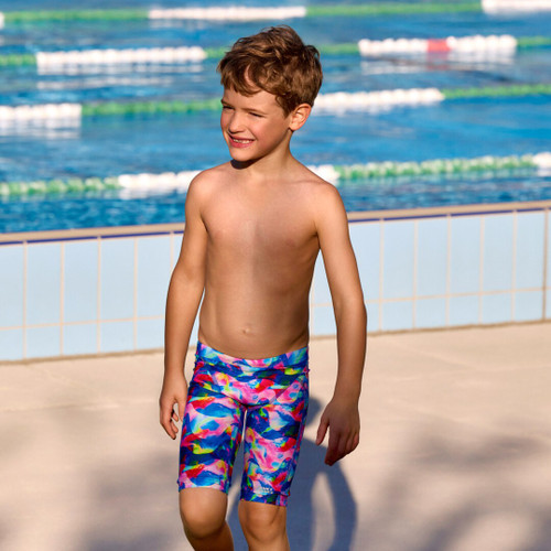 Funky Trunks - Miniman Toddler Boy's Jammers - Wet Wave