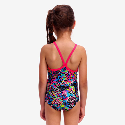 Funkita - Toddler Girl's One Piece Swimmers - Lolly Leopard