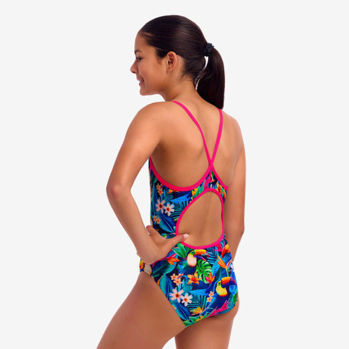 Funkita -  Girl's Diamond Back One Piece Swimmers - Birdie Wordie
