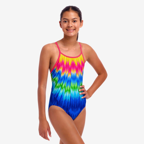 Funkita -  Girl's Diamond Back One Piece Swimmers - Fly Time