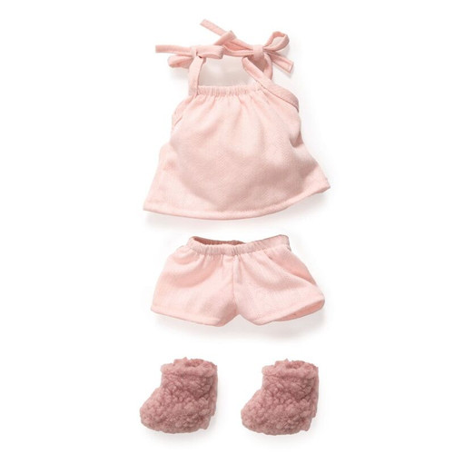 Djeco - Pomea Lovely Collection - Lune Dolls Jersey Shorts and Sleeveless Top
