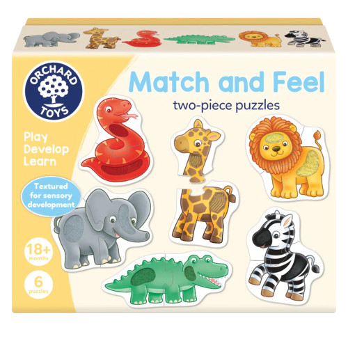 Orchard Toys - Match & Feel Puzzle- 2pc
