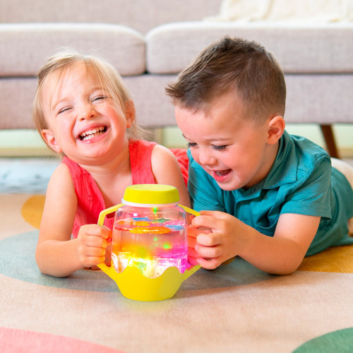 Glo Pals Sensory Play Jar - Yellow Glo Pals Sensory Play Jar - Yellow