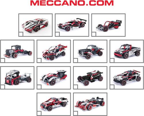 Meccano - 25-in-1 Multi Model Supercar Set 25202
