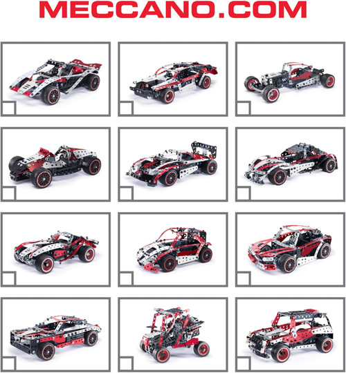 Meccano - 25-in-1 Multi Model Supercar Set 25202