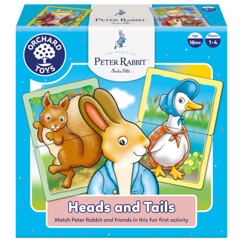 Orchard Toys - Peter Rabbit - Heads & Tails Game Orchard Toys - Peter Rabbit - Heads & Tails Game