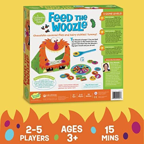 Peaceable Kingdom - Feed The Woozle Cooperative Board Game