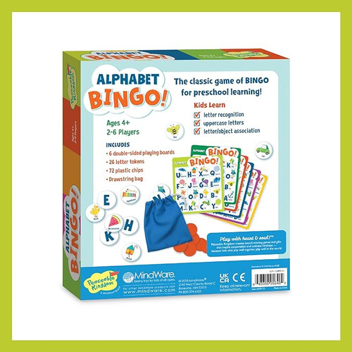Peaceable Kingdom - Alphabet Bingo Peaceable Kingdom - Alphabet Bingo