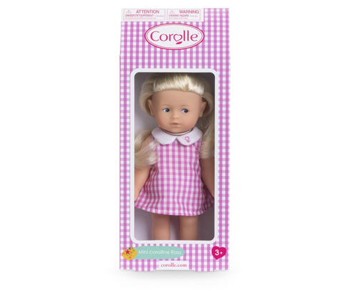 Corolle Mini Corolline Doll - Rosy Gingham Corolle Mini Corolline Doll - Rosy Gingham