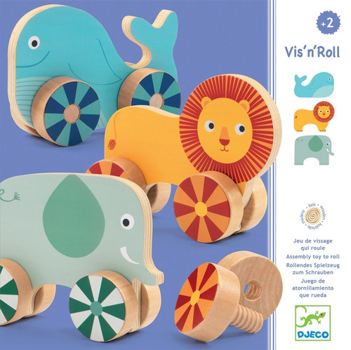 Djeco Wooden Game Screw - Vis n Roll **Damaged Packaging** Djeco Wooden Game Screw - Vis n Roll **Damaged Packaging**