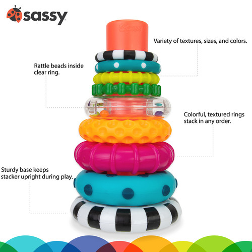 Sassy Baby - Stacks of Circles Sassy Baby - Stacks of Circles