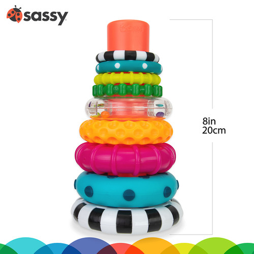 Sassy Baby - Stacks of Circles Sassy Baby - Stacks of Circles